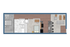 2x1 Floor Plan Layout | The Union at Dearborn | Dearborn Apartments