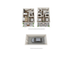 Modern two-story floor plan showcasing three spacious bedrooms, an inviting open-concept living room, and a sleek kitchen, complete with a convenient garage space.