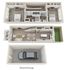 Elegant 3D floor plan showcasing a modern townhouse with 2 bedrooms, open-concept living area, stylish kitchen, private backyard, and detached garage.