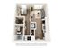 The 818 - One-Bedroom Floor Plan