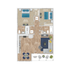 Argent Cottages - Two-Bedroom Floorplan