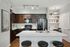 Kitchen islands with black islands