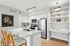 Large Kitchen with Desk Area and Kitchen Island