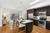 Open Kitchen with Stainless Steel Appliances
