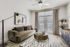 Model Living Area at The Hopkins Apartments in Houston, Texas