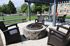 Firepit and chairs