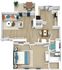 1 BED / 1 BATH / 556 SQFT