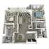 2 Bedroom  | 2  Bath | 1047  SQFT