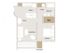 1x1 B Floorplan