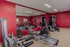 Comprehensive fitness center at Quail Ridge Apartments, complete with cardio machines, weight equipment, and a spacious design. Mirrors and windows enhance the modern workout environment, providing everything you need for a full-body workout.