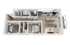 Plan C1 | 2 bedroom, 1 bathroom