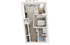 Plan A1 | 1 bedroom, 1 bathroom