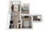 Plan A2 | 1 bedroom, 1 bathroom