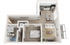 Plan A6 | 1 bedroom, 1 bathroom