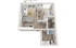 Plan A8 | 1 bedroom, 1 bathroom