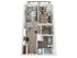 1 bedroom floorplan
