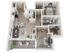 2 Bedroom Floor Plan