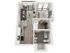 1 bedroom floorplan