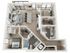 2 Bedroom Floor Plan