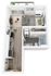 Plan C | studio, 1 bathroom