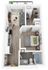 Plan D | 1 bedroom, 1 bathroom