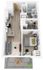 Plan H2 | 1 bedroom, 1 bathroom