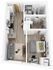 Plan R | 1 bedroom, 1 bathroom