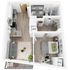 Plan S | 1 bedroom, 1 bathroom