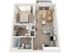 Plan A3 | 1 bedroom, 1 bathroom