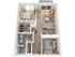 Plan B10 | 1 bedroom + den, 1 bathroom