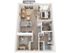 Plan B11 | 1 bedroom + den, 1 bathroom
