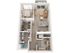 Plan B17 | 1 bedroom + den, 1 bathroom