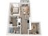 Plan B5 | 1 bedroom + den, 1 bathroom