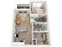 Plan B7 | 1 bedroom + den, 1 bathroom
