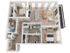 Plan C3 | 2 bedroom, 2 bathroom