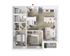 Chic and modern 2-bedroom apartment floor plan with open-concept kitchen and living area, featuring a cozy balcony and elegant bathrooms.