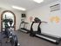 Treadmills and ellipticals in the fitness center at Rolling Glen Townhomes and Apartments in Boothwyn, PA.