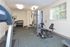 Fitness center with treadmills and a weight machines at Willow Run Apartments in Willow Grove, PA.