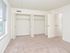Bedroom with spacious closets at Fox Run apartments for rent in Warminster, PA