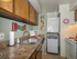 Stackable washer and dryer in townhome kitchen in Woodbury, NJ