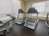 Treadmills in the fitness center at Wyntre Brooke apartments in West Chester, PA.