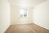Bright empty room with plush carpet flooring and a large window allowing natural light.
