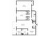 Two bedroom floor plan