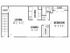 1 Bedroom Floor Plan | Apartments For Rent In Wyomissing PA | Woodland Plaza