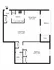One bedroom floor plan