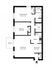 Two bedroom floor plan