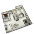 Aventura Oaks 2 Bedroom 2 Bathroom