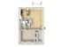One bedroom floor plan