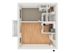 One bedroom floor plan
