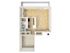 One bedroom floor plan